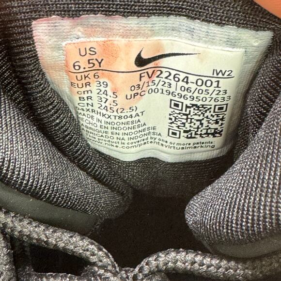 6.5Y / Womens 8 - Nike Air More Uptempo Black Anthracite (GS) FV2264-001 NEW - Picture 8 of 8